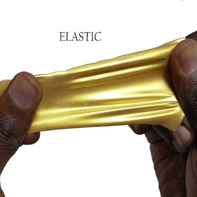 FUNKAKA Heat Transfer Vinyl Shiny Golden HTV Rolls - Image 6