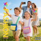 qiipii 2 Pack Beach Mesh Bag Shell Collecting Bag Beach Sand Toy Bags - Image 6