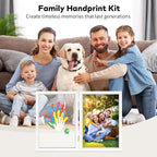 Omrhvi Family Handprint Kit, DIY Craft Keepsake Photo Frame, Hand Print - Image 2
