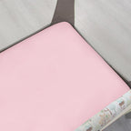 Pack and Play Sheets Girl, 2 Pack Mini Crib Sheets, Stretchy Playard Fitted - Image 2
