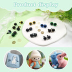 TOAOB 140pcs 10mm Colorful Plastic Safety Eyes Craft Eyes - Image 4