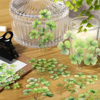 120 Pcs Botanical Leaf PET Stickers - Image 3