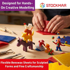 Stockmar Modelling Beeswax Sheets – 3 Assorted Colors of Natural Beeswax - Image 4