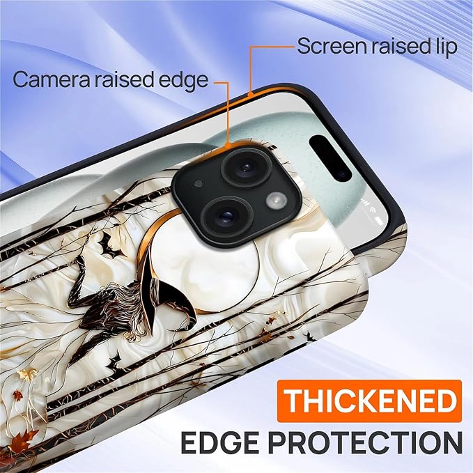 Case for iPhone 15, Scratch Resistant Hybrid Double Layer Hard Shell，Gothic - Image 5