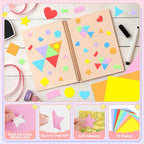 1620Pcs Foam Stickers Foam Shape Stickers Colorful Self Adhesive, 8 Colors - Image 3