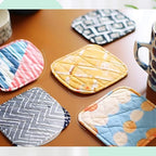 Kigley 2 Pcs Curved Corner Cutter Quilt Ruler Acrylic Sewing Patchwork Template - Image 5