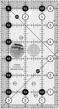 Creative Grids Quilt Ruler 3-1/2in x 6-1/2in Rectangle – CGR36 – Made in USA by CreativeGrids