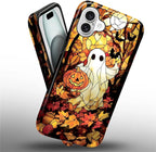Case for iPhone 16, Scratch Resistant Hybrid Double Layer Hard Shell，Halloween - Image 4