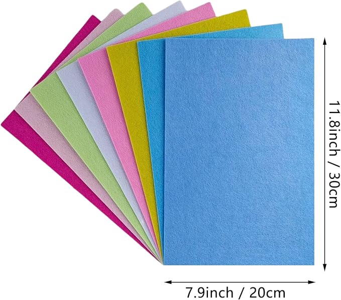 Jtnohx Stiff Felt, 2mm Thick Felt Sheets - Image 2