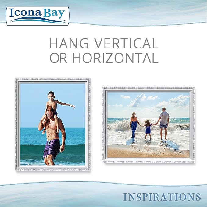 Icona Bay 8x10 Picture Frames, 6 Pack, Contemporary, Inspirations | These Icona - Image 7