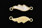 Pack of 20 Shell Charms Gold Plated Pendants Color Retention Pendants - Image 2