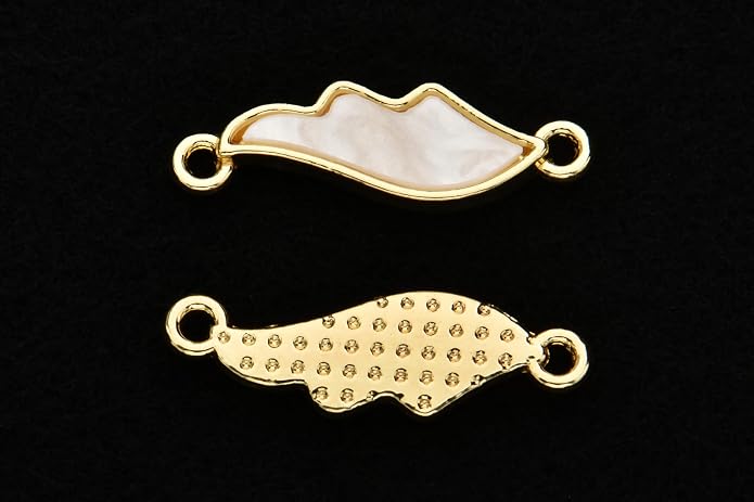 Pack of 20 Shell Charms Gold Plated Pendants Color Retention Pendants - Image 2
