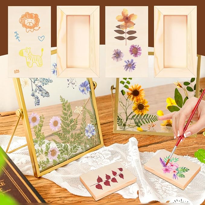 FSWCCK 10 Pack 3 x 5 inch Wood Panel Boards, Unfinished Wood Canvas Panels - Image 7