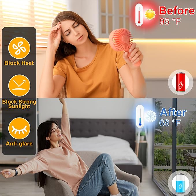 Window Privacy Film One Way Daytime Privacy Static Cling Sun Blocking Anti UV - Image 4