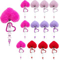 Beadable Heart Pom Pom Keychain Blank Bar by Unknown