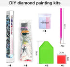 4 Pack Pink Coquette Bow Diamond Art Kits - Image 9