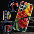 Case for Samsung Galaxy S26 Plus Case, Vintage Floral Girly Design- Hybrid Dual - Image 5