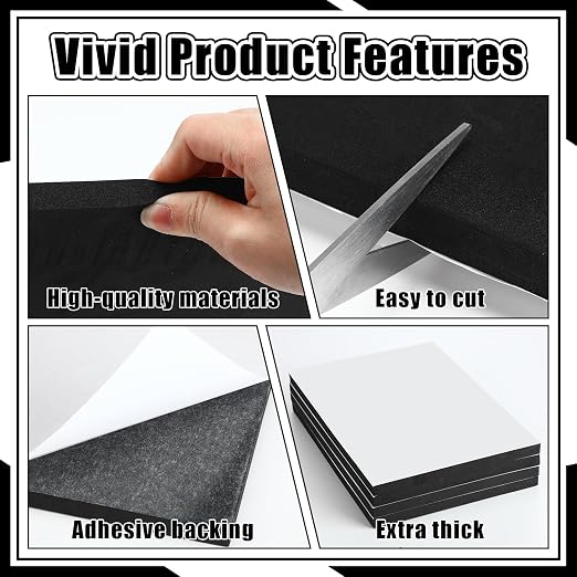 4 Pcs 0.5" Thick Foam Padding Sheet - Image 4
