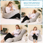 Chilling Home Pregnancy Pillow, Full Body Maternity Pillow - Image 5