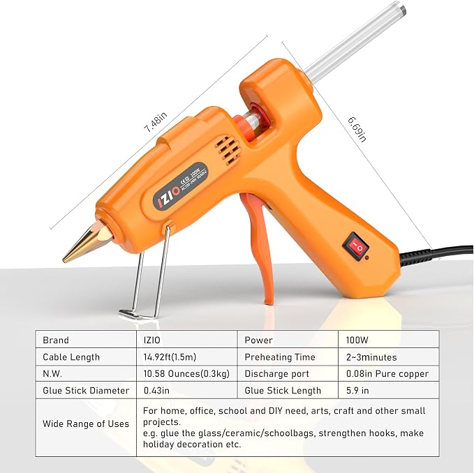 IZIO Hot glue gun and sticks set - Image 8