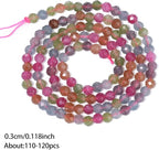 3mm 120pcs Colorful Tourmaline Tiny Gemstone Beads - Image 3