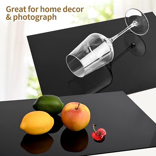 Lesnlok 2 Pieces 12 x 18 Black Acrylic Sheet 1/8 inch Thick 3mm Black - Image 3