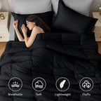 JOLLYVOGUE King Comforter Set, Ultra-Soft Bed in a Bag King Size 7 Pieces - Image 2