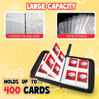 Premium Collectible Trading Card Albums，Card Binder Fits 400 Cards - Image 5