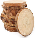 Unfinished Natural Wood Slices 12 Pcs 3.5-4 inch Craft Wood kit Circles Crafts by WilliamCraftCalifornia