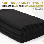 XSEINO Black Large Felt Fabric 36" X 36 ", 1.4 mm Thick Soft Felt Fabric Sheet - Image 6