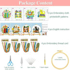 Zhenqing 4 Themes Cross Stitch Kit Set - Image 4