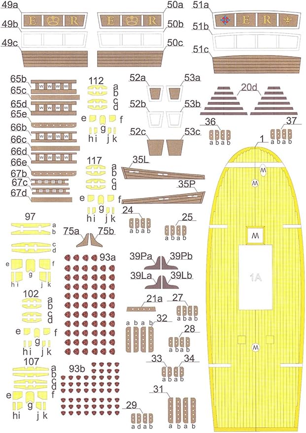CHICHIYANG Ship Model Building Kits Galeon Golden Hind Sailboat Model Ship - Image 4