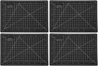 A5 Cutting Mat 4Pcs Premium Self Healing PVC Craft Cutting Pad Model Engraving - Image 2