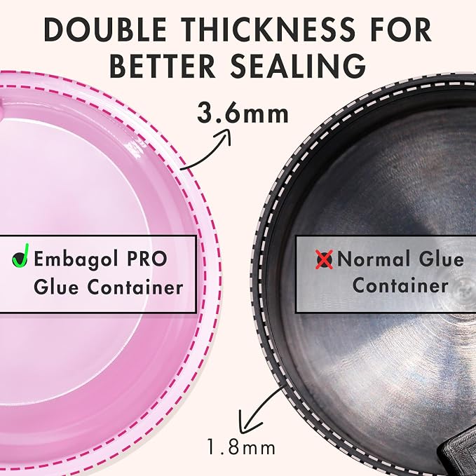 Eyelash Glue Storage Container Tank - Image 2