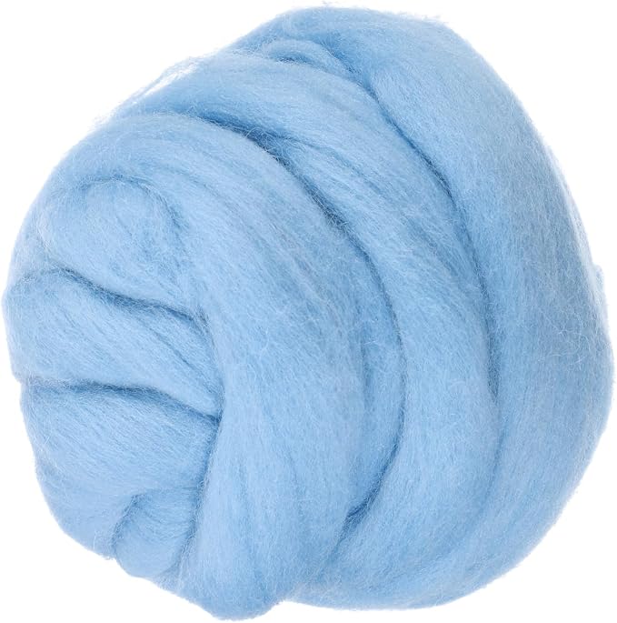 PATIKIL Wool Roving Yarn, 80G/2.82OZ Soft Felting Wool Pure Chunky Roving Yarn by PATIKIL