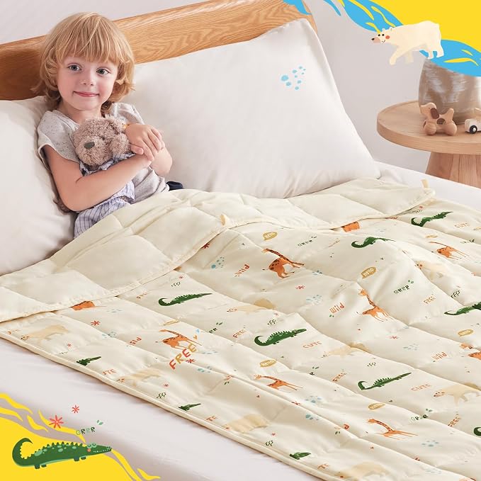 anfie Weighted Blanket Kids, Weighted Blanket Cooling Blanket - Image 3