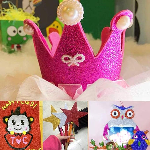 10 Sheets Glitter Cardstock Paper - Image 2