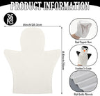 Soulchen 36 Pcs DIY Cotton Hand Puppet Kit 8 x 9.8 Inch Making Your Own Puppets - Image 2
