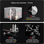 KOLIPI Acrylic Display Case for Collectibles Assemble Clear Acrylic Display Box - Image 6