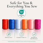 BlesSew Sewing Machine Thread – 24 Spools, 1000 Yards Each – All Purpose - Image 6