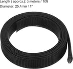 uxcell Expandable Sleeving, 1 9/16-inch 10ft Cable Sleeve - Image 3