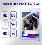 100ct Magnetic Card Holder, 35pt One Touch Card Holder, U-V Protectors Hard - Image 3