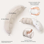 Peallow – Long Round Body Pillow - Image 3