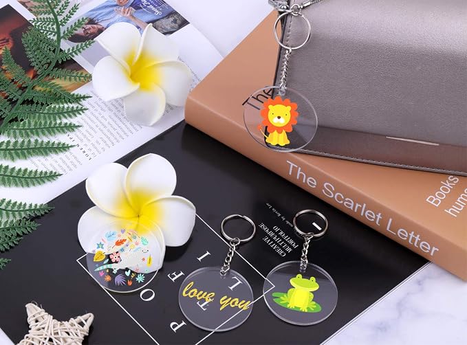Audab Acrylic Keychain Blanks - Image 7