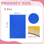 MECCANIXITY 5 Sheets Dark Blue Shiny Foam Sheets - Image 2