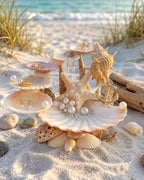 DualCozy Seashell Jewelry Stand Making Kit, Jewelry Holder Making Kit | Real - Image 5