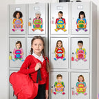 gisgfim 80Pcs Backpack Cutouts Back to School Decorations Bulletin Board - Image 7