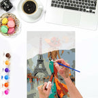 Lxmsja Elegant Woman Paint by Numbers Kit - Image 6