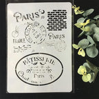 TIAMECH A4 Reusable Vintage Stamp Stencil - Image 4