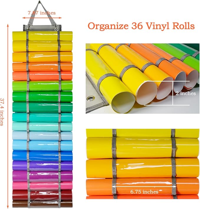 Tunnkit Vinyl Roll Holder, 36 Compartments - Image 2